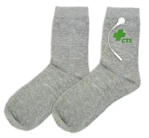 Silver Conductive Sock Pair