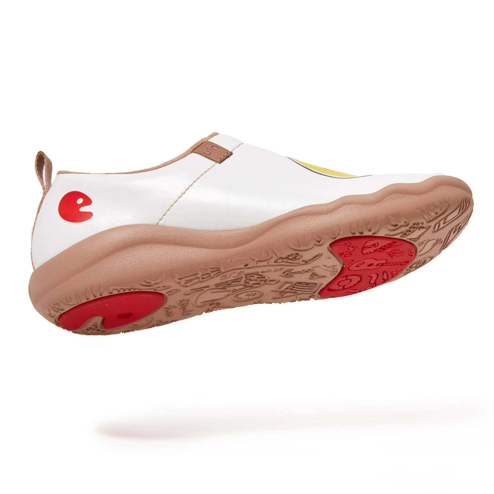 Smiley Microfiber Leather Women