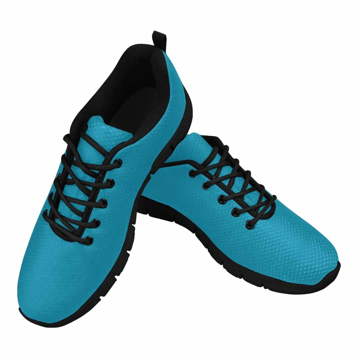 Sneakers for Men - Blue Green Running Shoes by inQue.Style