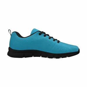 Sneakers for Men - Blue Green Running Shoes by inQue.Style