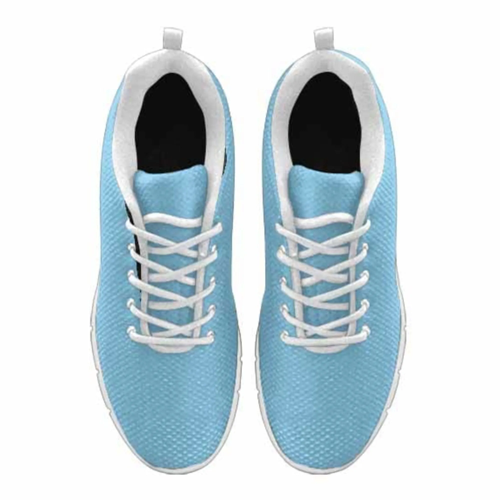 Sneakers for Men Light Blue Running Shoes by inQue.Style