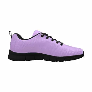 Sneakers for Men - Mauve Purple - Canvas Mesh Athletic Running Shoes by inQue.Style