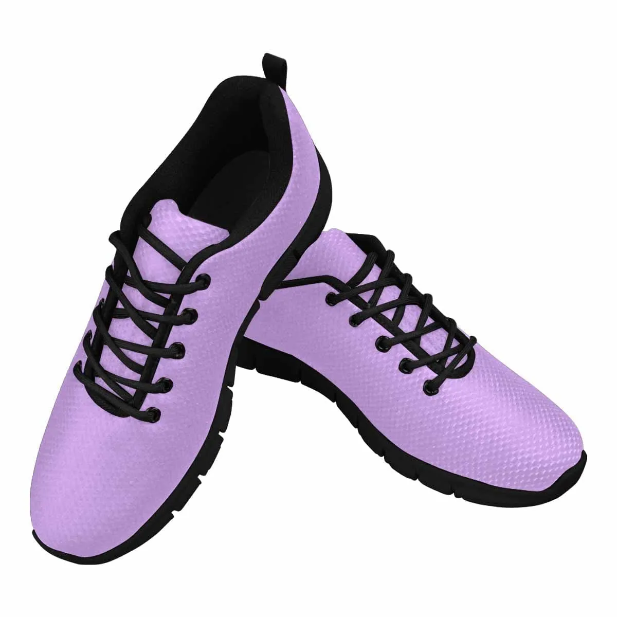 Sneakers for Men - Mauve Purple - Canvas Mesh Athletic Running Shoes by inQue.Style