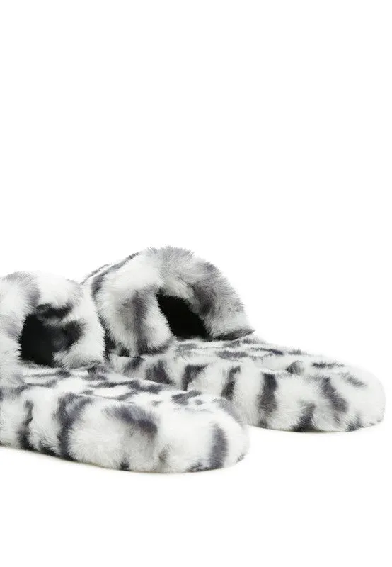 Soft Animal Print Slippers
