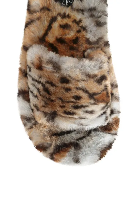 Soft Animal Print Slippers