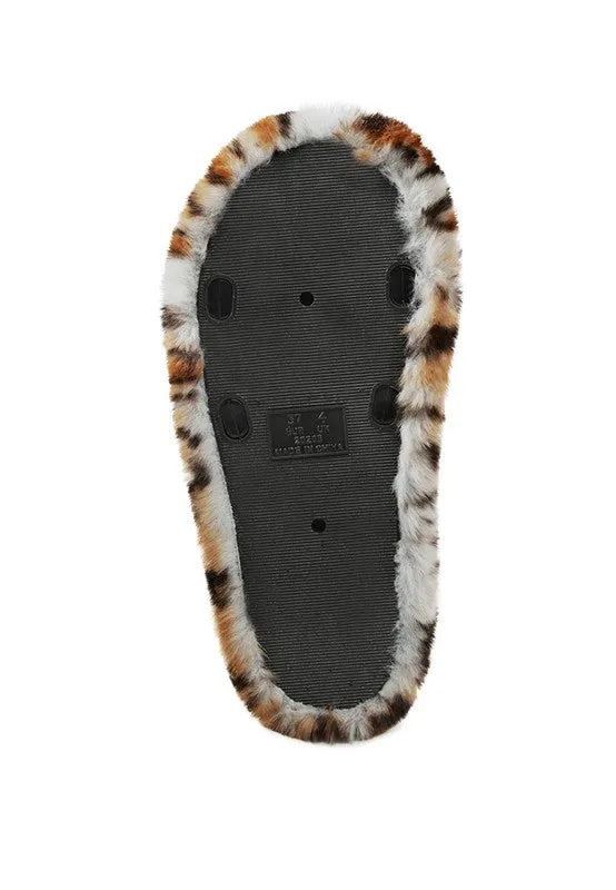 Soft Animal Print Slippers