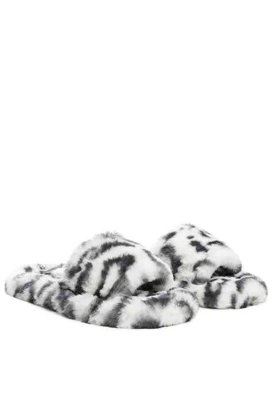 Soft Animal Print Slippers