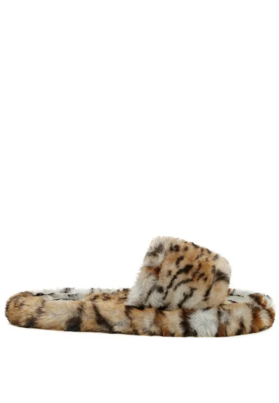 Soft Animal Print Slippers