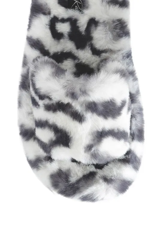 Soft Animal Print Slippers