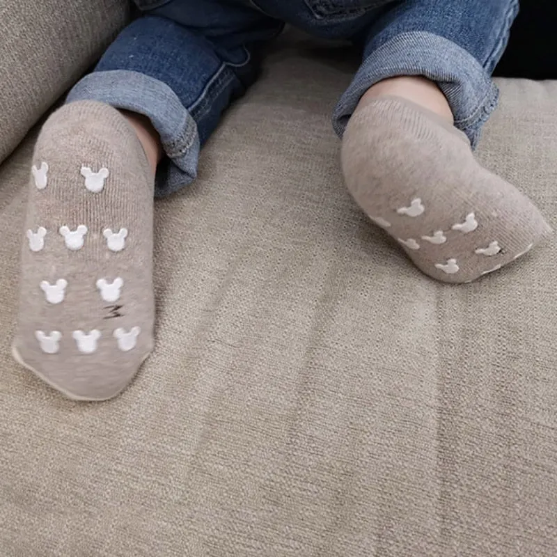 Soft Cotton Non-slip Cute Pattern Baby Boys Girls Slipper Socks