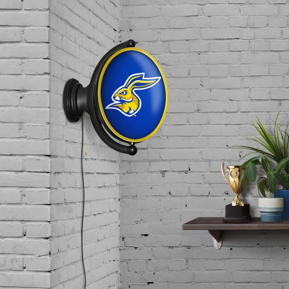 South Dakota State Jackrabbits: Jack - Original Oval Rotating Lighted Wall Sign