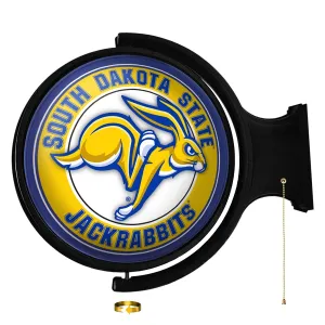 South Dakota State Jackrabbits: Mascot - Original Round Rotating Lighted Wall Sign
