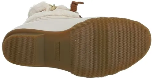Sperry Women's Saltwater Sherpa Rain Boot, Rainbow Ivory, 10