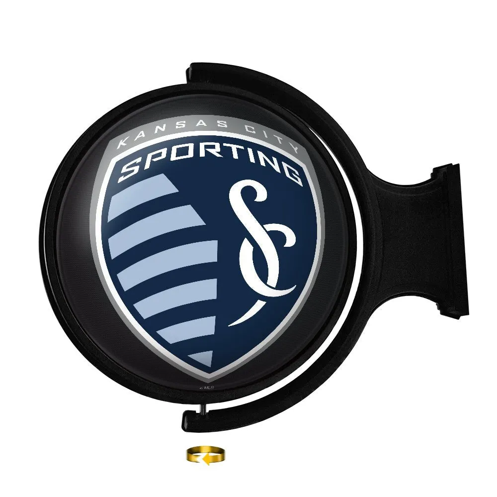Sporting Kansas City: Original Round Rotating Lighted Wall Sign