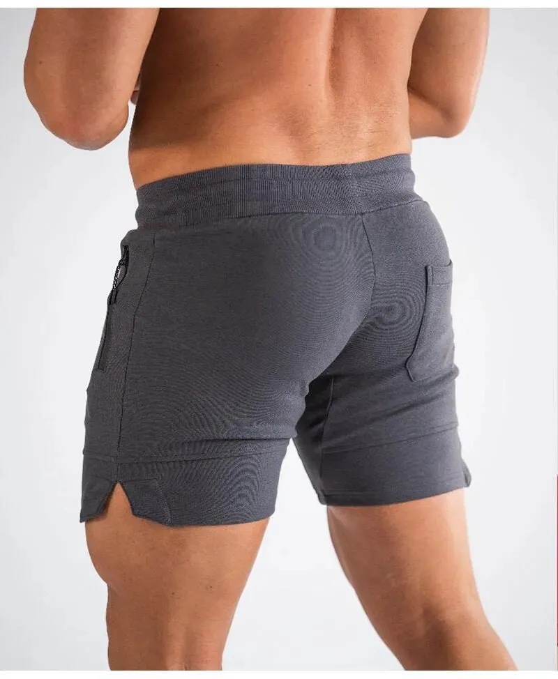 Sports Shorts Men Beaching Shorts Zip Pocket