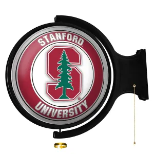 Stanford Cardinal: Original Round Rotating Lighted Wall Sign