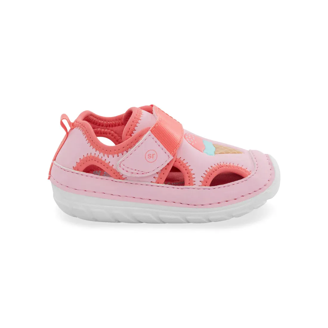 Stride Rite Baby Girls Soft Motion Splash Sandal - Pink/Coral