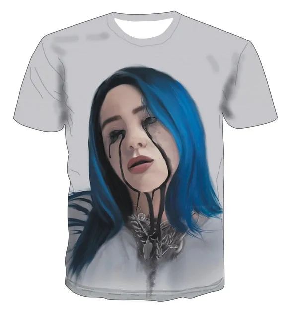 Summer 2020 Hot Sale 3D Printed T-shirt Men's NIPSEY Graphic T-shirt Fashion Slim Sports T-shirt Campus Hip Hop Wind Street Wear