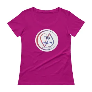 T1D MOM Ladies' Scoopneck T-Shirt