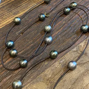Tahitian Pearl Sautoir Necklace | 50"