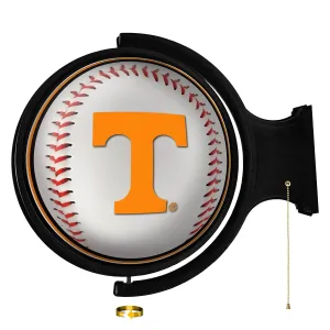 Tennessee Volunteers: Baseball - Round Rotating Lighted Wall Sign