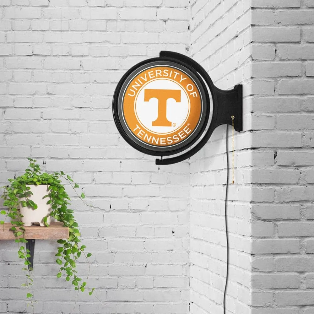 Tennessee Volunteers: Original Round Rotating Lighted Wall Sign