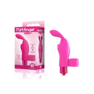 The 9's - Flirt finger Bunny Finger Bullet Vibrators - Pink