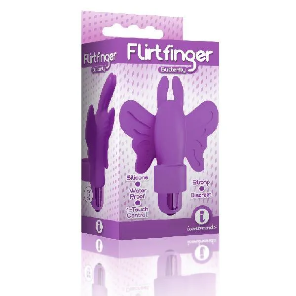 The 9's - Flirt finger Silicone Butterfly - Purple