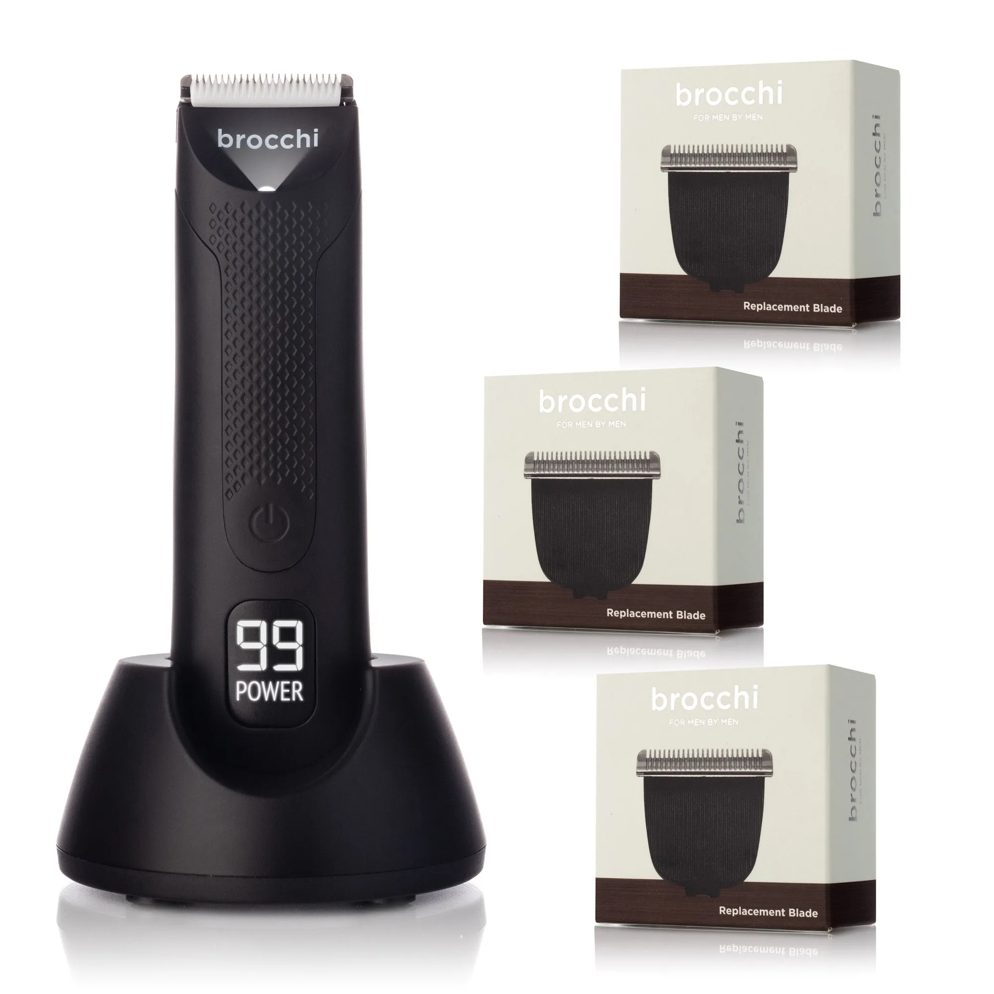 The Cutting Edge USB Waterproof Trimmer   3 Replaceable Blades