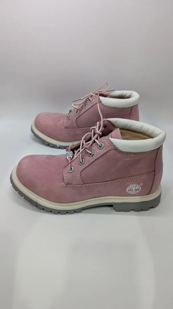 Timberland Pink Suede Nellie Waterproof Boots