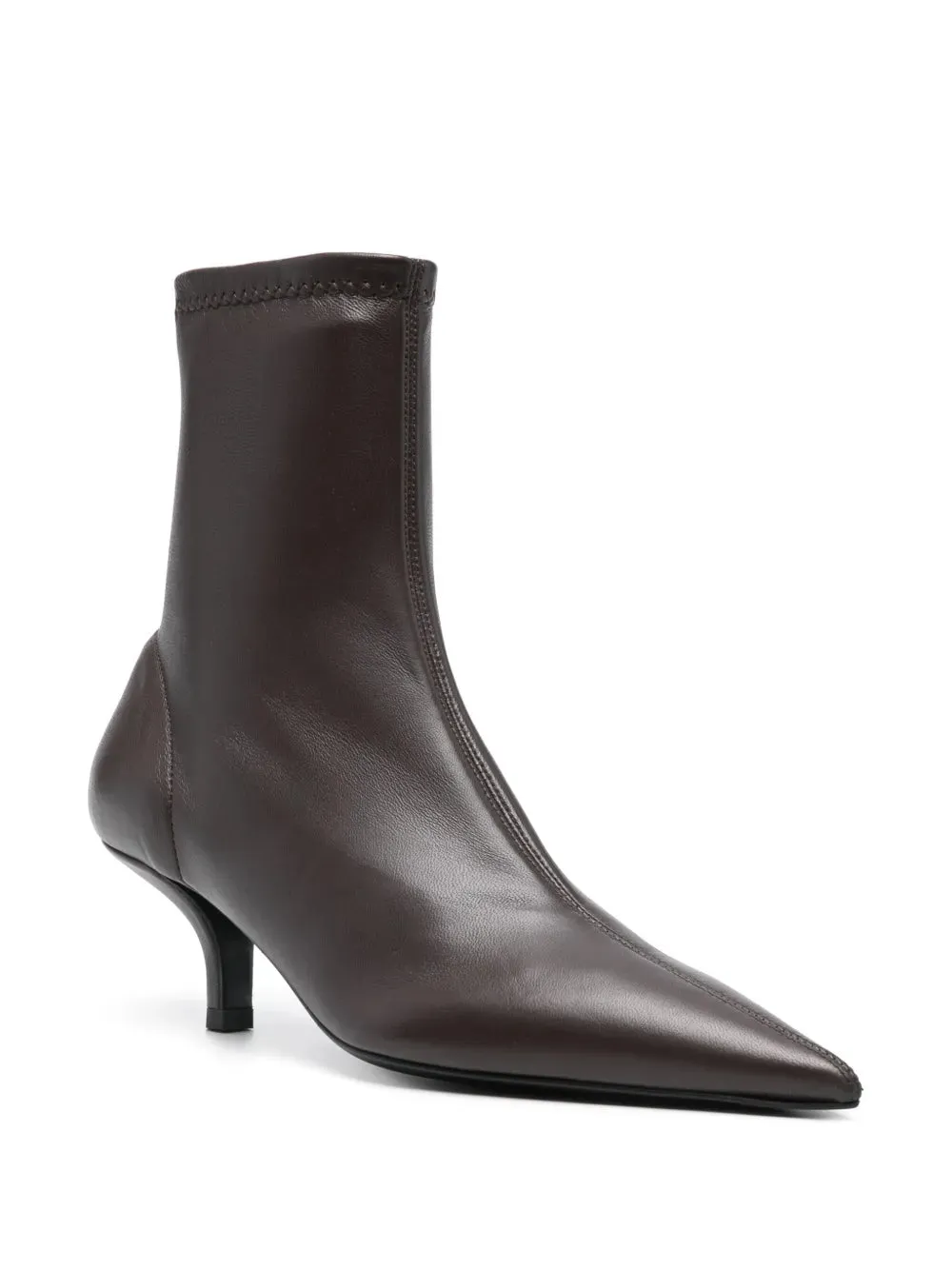 TOTEME 55mm The Heeled sock boots
