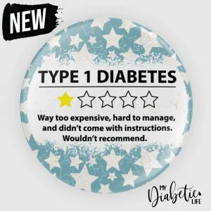Type 1 do not recommend - 58mm Badge or Magnet