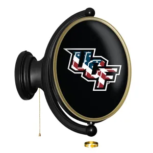 UCF Knights: USA - Original Oval Rotating Lighted Wall Sign