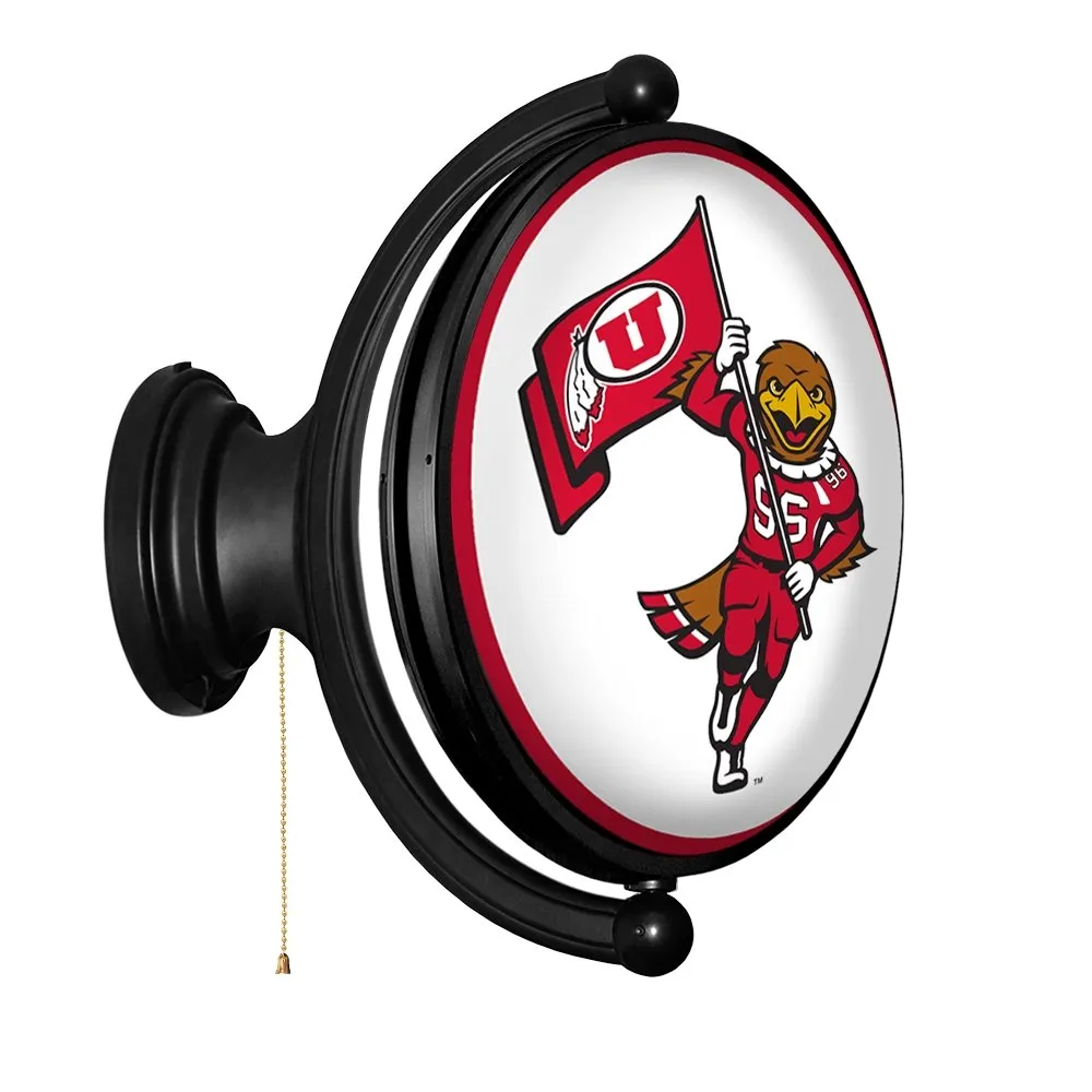 Utah Utes: Swoop - Original Oval Rotating Lighted Wall Sign