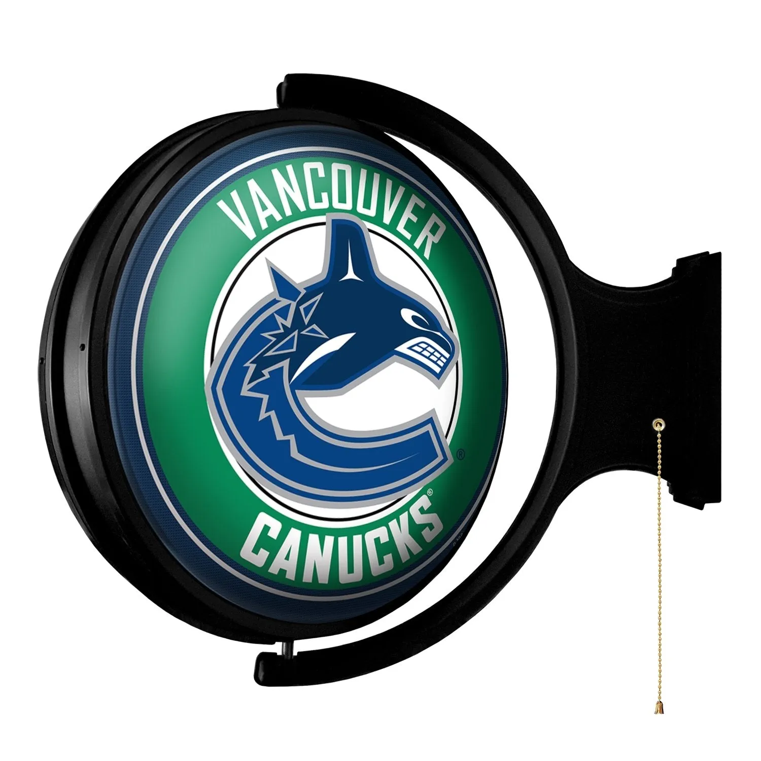 Vancouver Canucks: Original Round Rotating Lighted Wall Sign