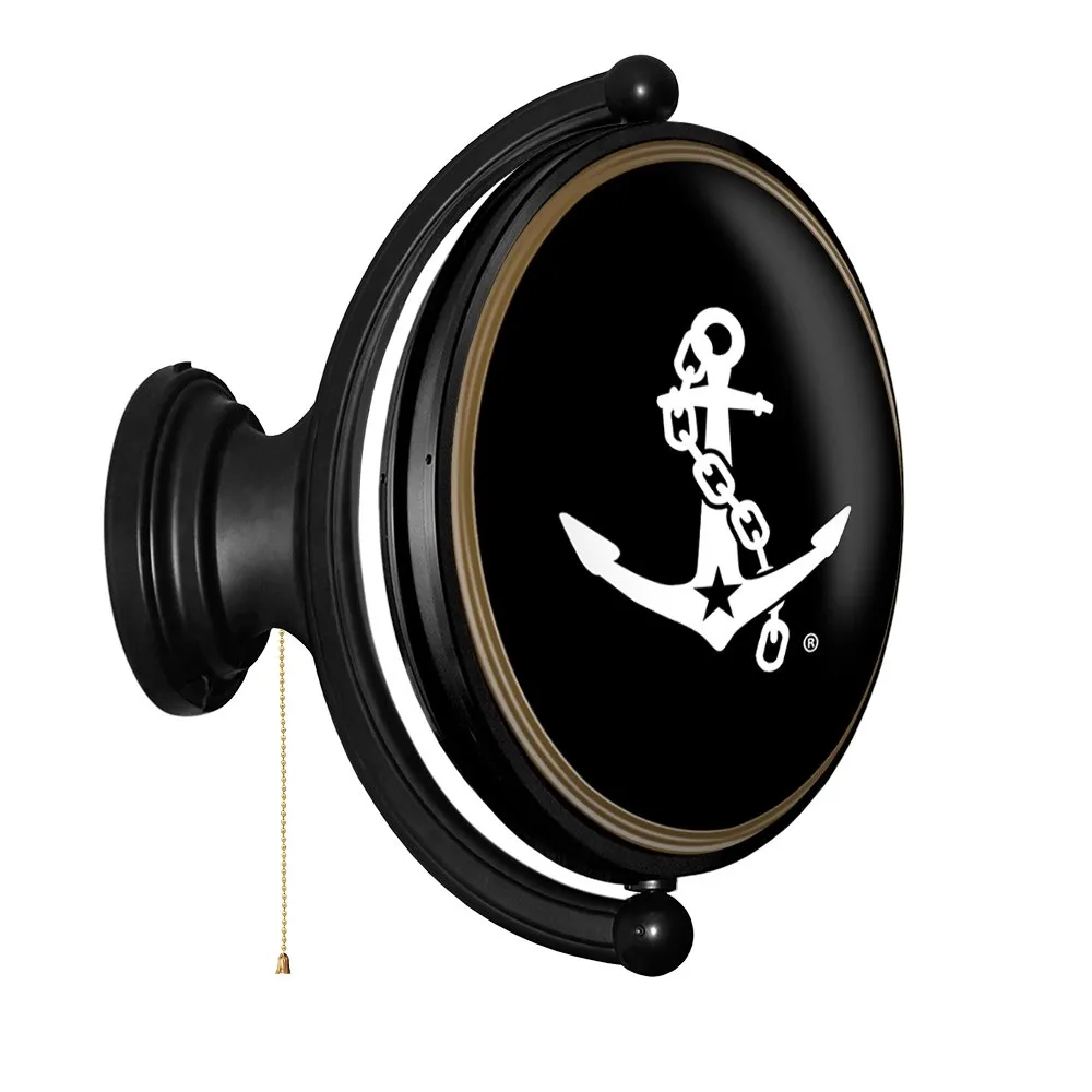 Vanderbilt Commodores: Anchor - Oval Rotating Lighted Wall Sign