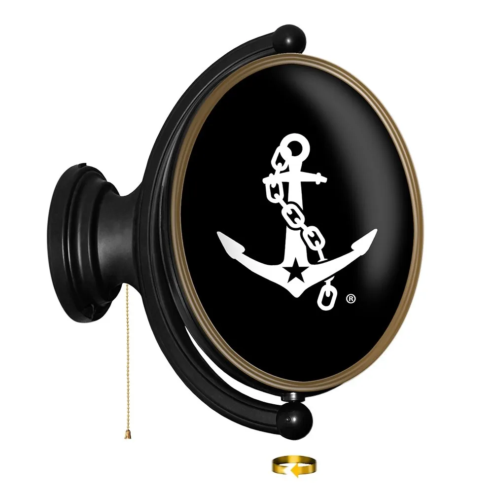 Vanderbilt Commodores: Anchor - Oval Rotating Lighted Wall Sign