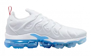VaporMax Plus Blue Triple white Running Walking Shoes