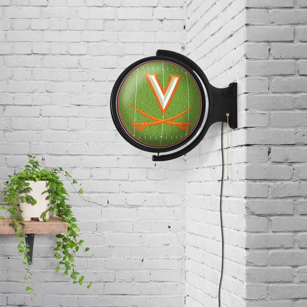 Virginia Cavaliers: On the 50 - Rotating Lighted Wall Sign