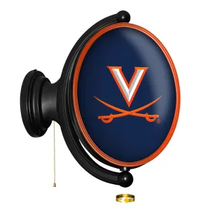Virginia Cavaliers: Original Oval Rotating Lighted Wall Sign