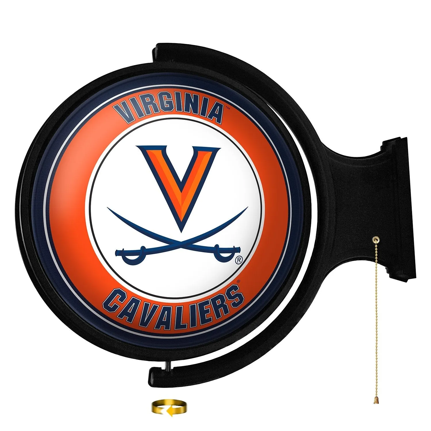 Virginia Cavaliers: Original Round Rotating Lighted Wall Sign