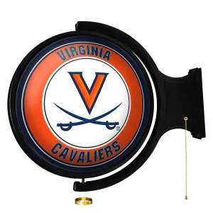 Virginia Cavaliers: Original Round Rotating Lighted Wall Sign
