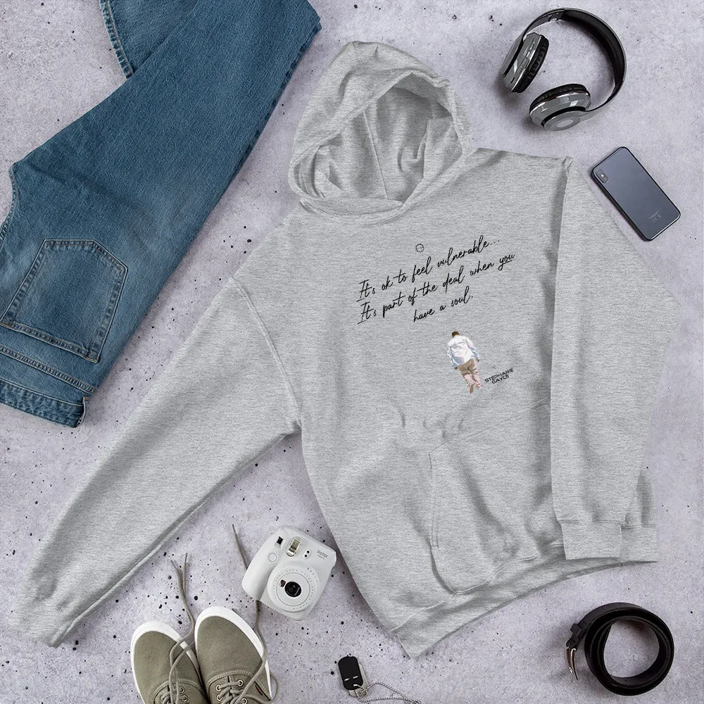 Vulnerable 2021 Black Type Lyric 1 Unisex Hoodie