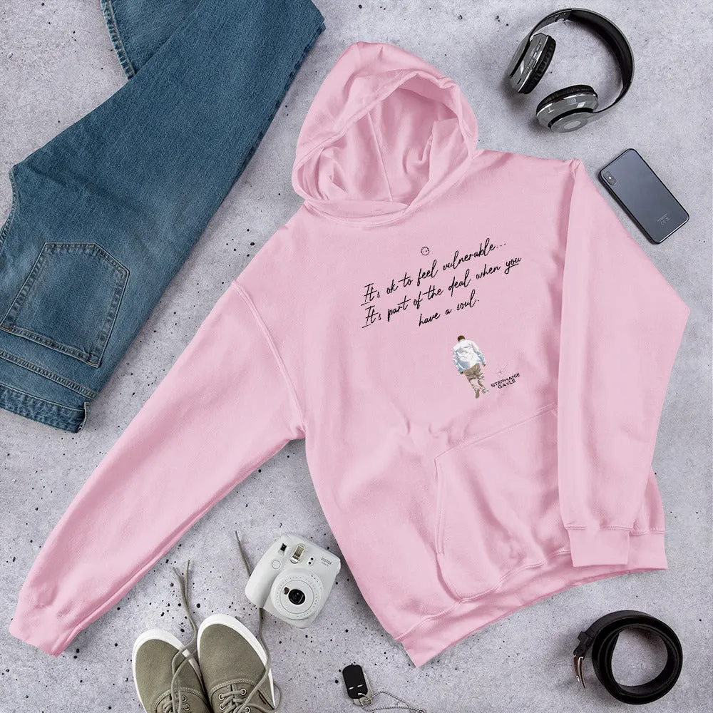 Vulnerable 2021 Black Type Lyric 1 Unisex Hoodie