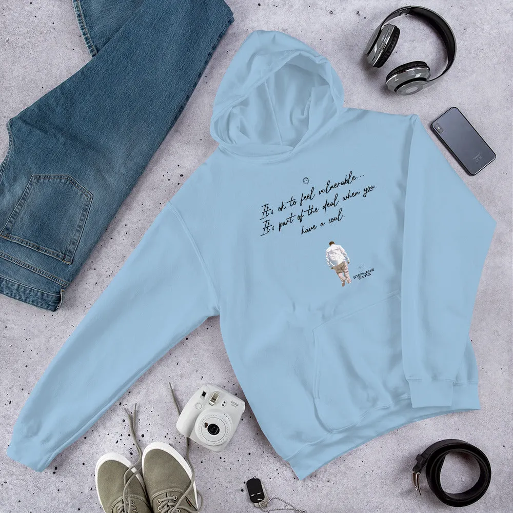 Vulnerable 2021 Black Type Lyric 1 Unisex Hoodie
