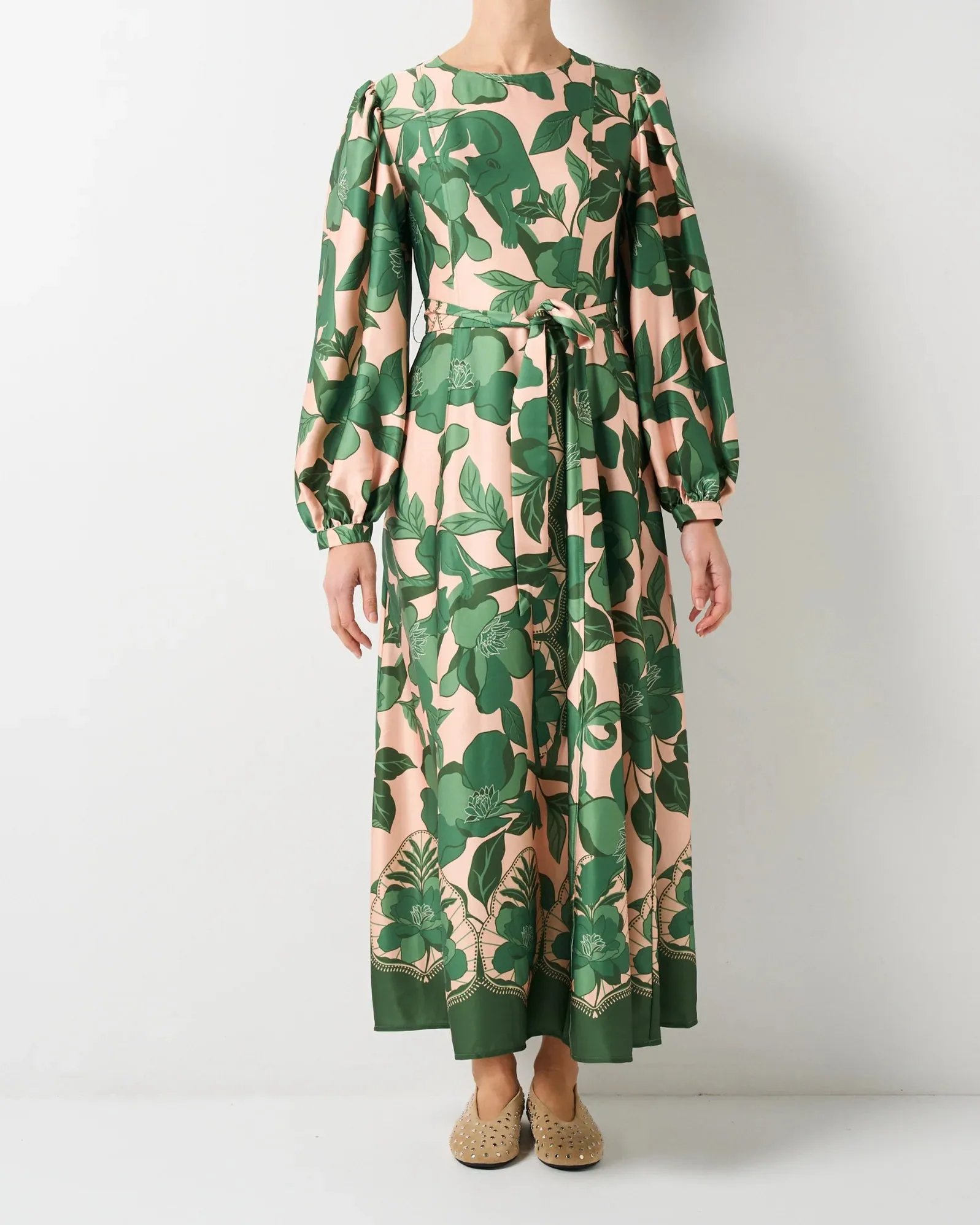 Walnut Melbourne - Paris Dress - Jaguar Jungle