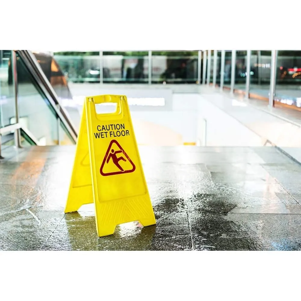 Wet Floor Caution 2-Sided Safety Sign