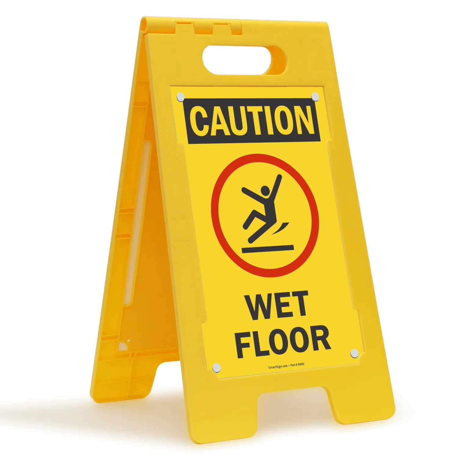 Wet Floor Caution 2-Sided Safety Sign