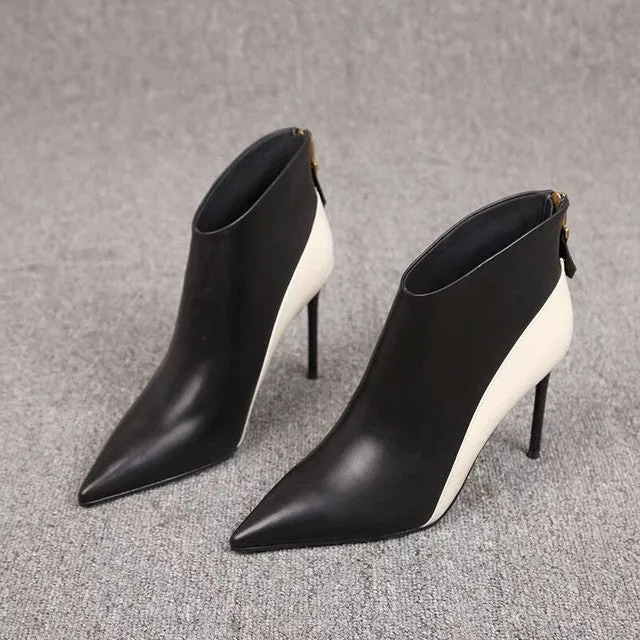 White Ankle Boots Women