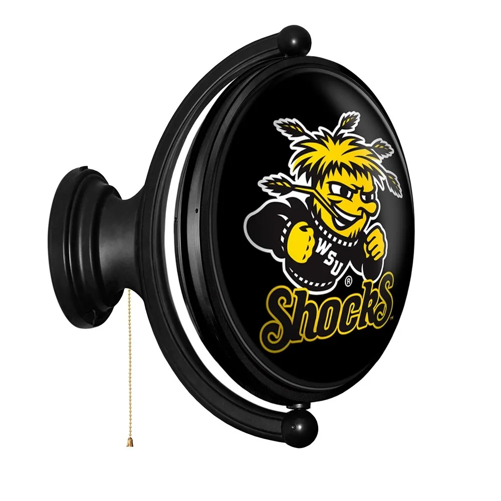 Wichita State Shockers: Original Oval Rotating Lighted Wall Sign